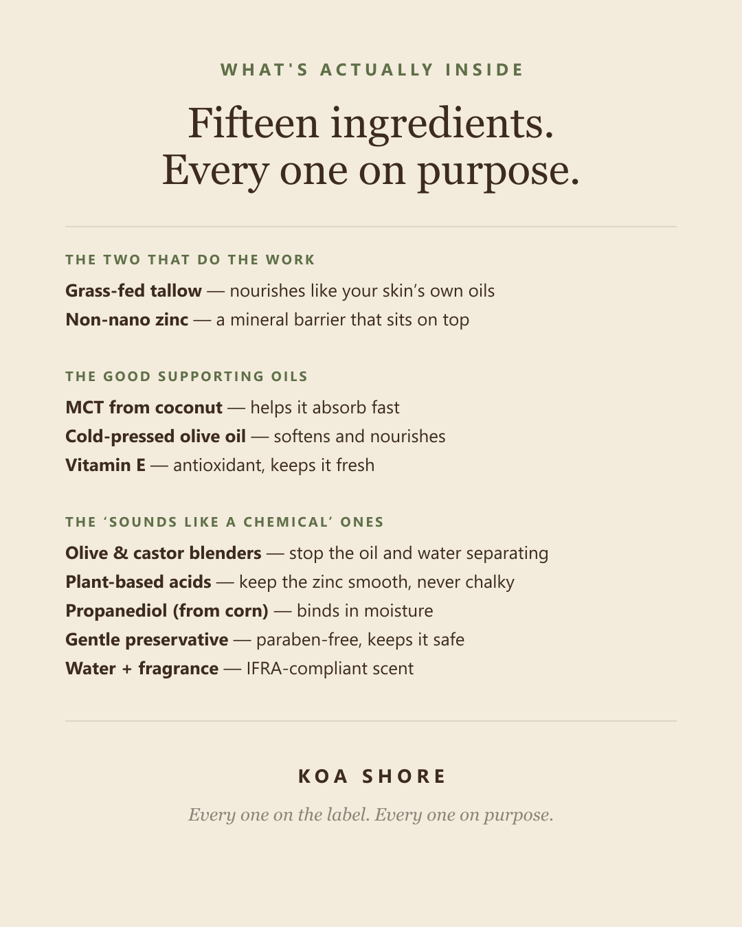 Daily Defence — all fifteen ingredients explained in plain English