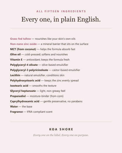 Daily Defence Strawberry — all fifteen ingredients explained in plain English